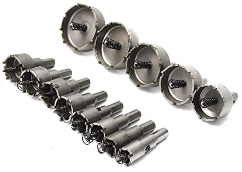 16-53 Mm 13-teiliges HSS-Lochsägen-Set Hartmetallspitze TCT-Kernbohrer-Lochsäge Für Metall-Edelstahl-Schneider-Lochöffner