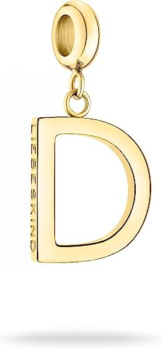 LIEBESKIND BERLIN Charms Collection Charms-Anhänger aus Edelstahl in Gold – Personalisiere Dein Schmuckstück - Geschenkidee