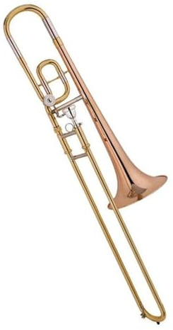 Tenor Stimmzug Posaune Kupfer Glocke Messing Zughülse Goldlack Posaune Mit Koffer Posaune für Anfänger