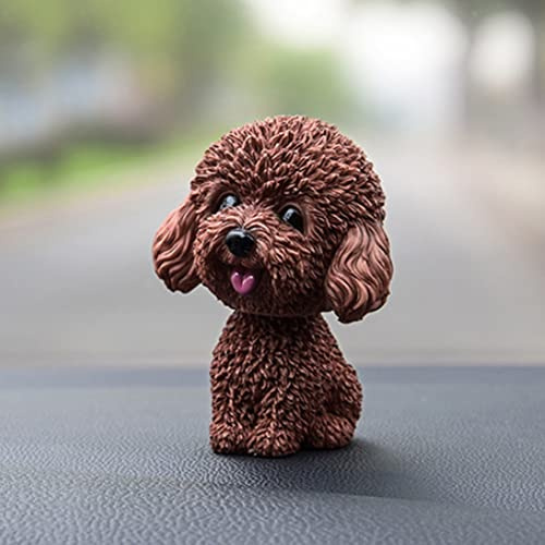 Rurunklee Auto Wackelpuppe Niedliche Hundeornamente Schütteln Wackelkopf Hunde Welpen Auto Innen Armaturenbrett Dekoration Kreative Geschenke für Auto Zuhause Schreibtisch Docoration, 1