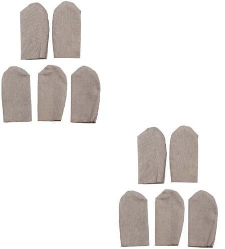 Uonlytech 2 Sets Ultradünne Fingermanschetten für Handyspiele – Schweißresistente Touchscreen-fingerabdeckung für Gaming 5 Stück