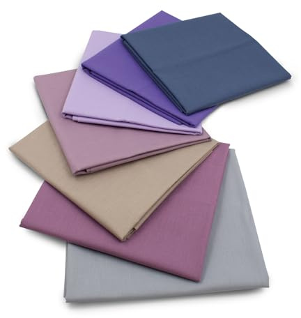 VmG-Store Baumwollstoff Set 148cm Breite 100% Baumwolle 3,5m Stoffpaket Patchwork Nähen DIY Meterware Farbset Stoffe für Kleidung Deko Basteln (7, Bunt 4)