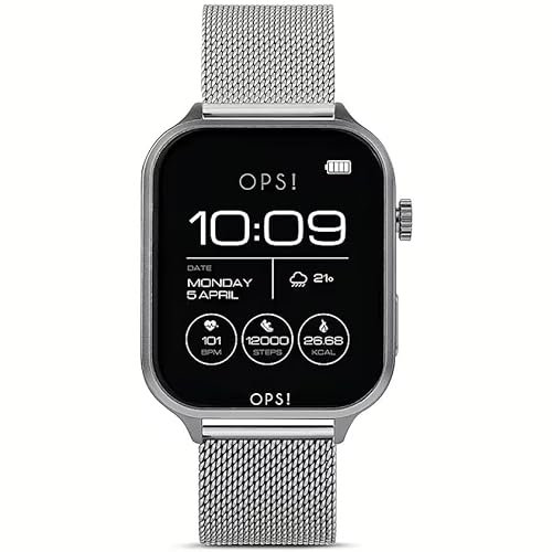 NADIR Orologio Smartwatch Uomo Ops Objects Call Diamonds OPSSW-44 in Acciaio Silver Milano
