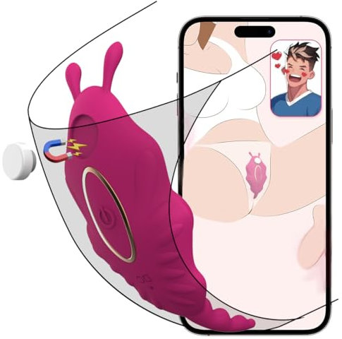 MAKEJIYE Vibromasseur Clitoridien Puissant Sex Toýs - Design Silencieux et Imperméable - Jouet Sexuel Personnel pour Femmes Couples - Contrôle APP à Distance