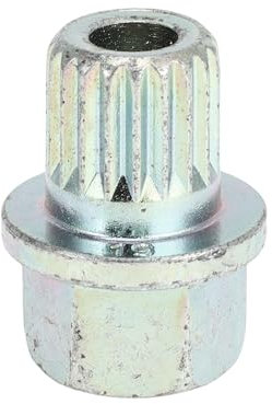 VekAuto Tuerca De Seguridad Para Rueda Para BMW Duradera Aleación De Acero Galvanizado 35/19Pt Tono Plateado Tornillo Antirrobo Llave De Extracción Socket