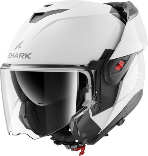 SHARK, Modularer Motorradhelm OXO BLANK Pearly White W05