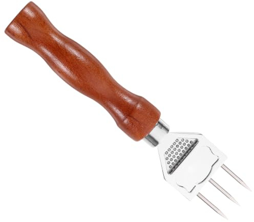 UTHCLO Picahielos Herramienta para Picar Hielo Estilo Japonés Mango de Madera y Acero Inoxidable Fácil de Usar que Crea Trozos de Hielo de Fusión Lenta para Bares y Restaurantes