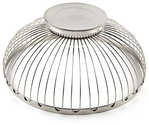GRIRIW Cesto Di Frutta in Filo Metallico in Acciaio 20 Cm, Cestino Per Lavaggio e Conservazione Di Verdure, Portafrutta Multifunzionale Per Cucina e Casa