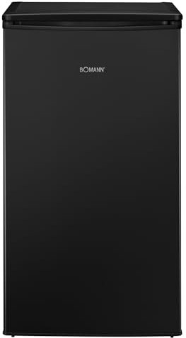 Bomann® Congelatore piccolo | congelatore a 4 stelle | congelatore a 3 scomparti | silenzioso | ≤ -18°C | fermata della porta sostituibile | 60L Mini Freezer | piccolo congelatore | GS 7256 nero