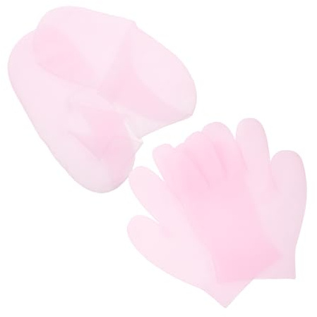 FONDOTIN 2paare Feuchtigkeitsspendende Handschuhe Und Socken Für Nacht Touchscreen Wiederverwendbar Hände Und Füße Zart Machen Komfort