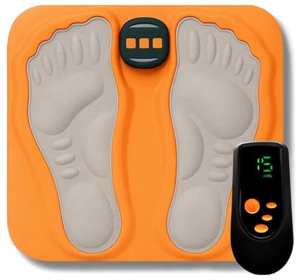 Hermhoffer Fußmassagegerät Pro, Hermhoffer Pro Foot Massager, Fussmassagegerät Elektrisch mit Fernbedienung, Six Modes, 15 Intensity Levels, Effectively Relieves Leg Muscle Pain (A)