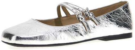 Michael Kors Matilda Flex Ballet Silver dam, EU 38