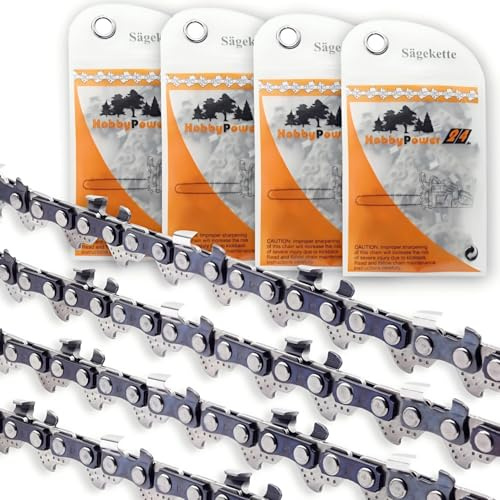 4x Sägekette Kette 30cm 1/4 1,1 64 TG kompatibel mit Stihl Picco Micro3, 3670 000 0064, MSA, HAT