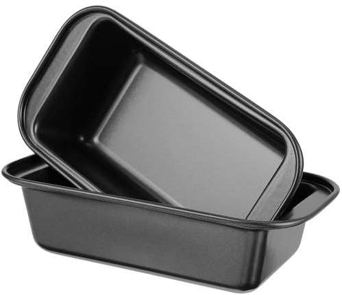 DOITOOL Stampo per Torta in Pietra Maifan 2 Pezzi 250g Antiaderente Rivestimento Ptfe Teglia da Forno per Dolci e Pane Resistente Alte Temperature per Casa e Panetteria