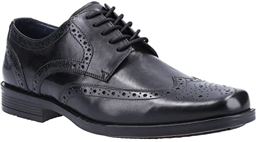 Hush Puppies mäns stag brogue skola uniform sko