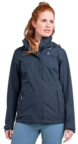 Schöffel Damen Jacket Gmund L Regenjacke, Navy Blazer, 40
