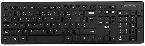 T'nB Clavier Filaire avec hub 3X USB-A - Noir