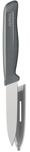 Zyliss Paring Knife, 9cm/3.5in, Sharp Stainless Steel with Sustainable Wheat Straw Non Slip Handle, Cover for Safety, Professional Kitchen Knife/Vegetable Knife, Dishwasher Safe