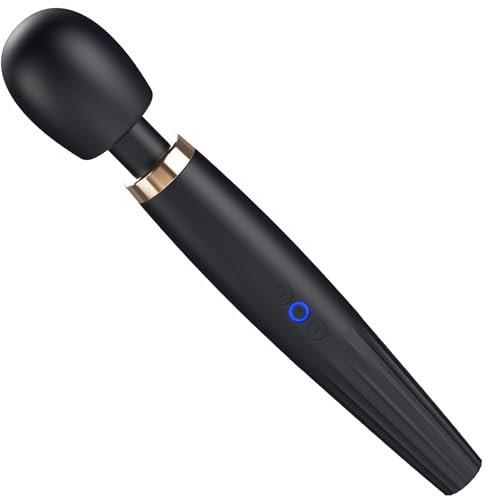 Wand Vibrator Sex Toys for Women,Wand Massager Adult Toys for Clitoral Stimulation with 5 Vibrations & 3 Speeds, G Spot Vibrators Anal Toy Dildos Sex Toy4couples Men & Women