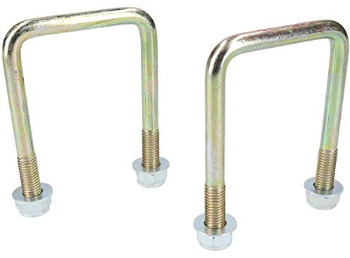 M10 60mm x 90mm boulon en U/N-Bolt pour remorque 1 paire avec des écrous UBR09 HAUTE RÉSISTANCE