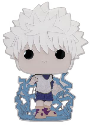 Funko Pop! Large Enamel Pin HUNTERxHUNTER: Killua Zoldyck Chase - Hunter X Hunter (HXH) Emaille-Nadeln - Niedliche Brosche Zum Sammeln - Für Rucksäcke & Taschen - Geschenkidee - Anime Fans