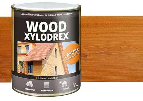 LASURE PROFESSIONNELLE : WOOD XYLODREX-Châtaignier-Bidon de 1 l