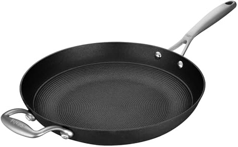 stahl Sartén Blacksmith Hybrid de Hierro Fundido con Mango Lateral sin Tapa, 8428, 28 cm, 2,3 litros (para 6 Personas)