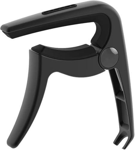 Musiin 3IN1 Guitar Capo, Zinc Alloy Metal Capo for Acoustic and Electric Guitars, Ukulele, Mandolin, Classical Guitar Accessories (Black)