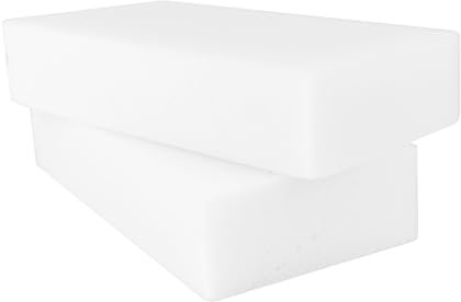 D.RECT - 2 pezzi XXL per cancellare lo sporco, spugna melanina, spugna miracolosa, spugna per la pulizia, spugna magica, per la cucina, per la casa, dimensioni: 11,8 x 6 cm, colore bianco