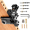 Legno 8/10/15mm,3 in 1 Dima per Tasselli， Kit di guida per trapano con Clip Di Posizionamento Regolabile