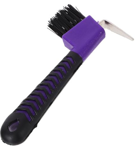 COLLBATH 3St Hufkratzer für Pferde Griff wählt Pferdehuf-Reinigungswerkzeug Rosa Hufkratzer gummihandhebel putzsachen für Pferde Bausatz Pferdebürste Werkzeuge zur Pferdepflege Hufhacke
