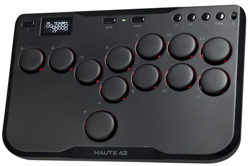 P12 All-Button - Teclado Controller para juegos con funciones RGB y turbo personalizadas, arcade stick fight stick teclado gaming para PC/Switch/PS4/PS3, compatible con intercambio en caliente y SOCD | Arcade Fight Stick Gaming Teclado para PC/Switch/PS4/PS3, compatible con intercambio en caliente y SOCD