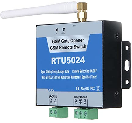 Kit opérateur de porte RTU5024 GSM Commutateur d'accès à la porte de la télécommande de la télécommande de portes Appel gratuit 850/900/1800 / 1900MHz Opérateur automatique électrique