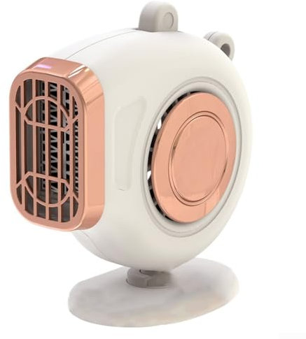 Auto-Heizlüfter, 12 V, 150 W, tragbarer elektrischer Heizlüfter, Defogger, Entfroster, Demister für Auto, Boot, Camping, Kombi (24 V, weiß)