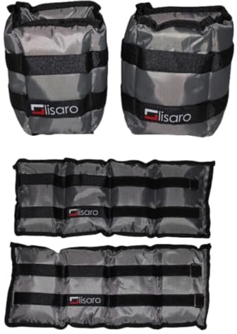 Lisaro Gewichtsmanschetten – Gewichte 0,5kg-3kg für Hand- und Fußgelenke | Perfekt für Fitness, Reha & Krafttraining (0,5kg)
