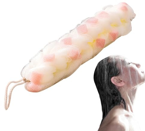 Bohany Spugna per la Schiena da Doccia | Elastico A Schiuma Rapida - Detergente Per La Schiena Da Doccia | Per Pelle Corpo Piedi Uomini Donne Anziani Adolescenti Bambini Hotel Bagno Appartamento
