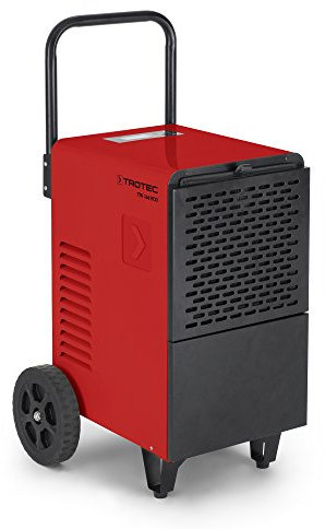 TROTEC Déshumidificateur Professionnel TTK 166 ECO, 52 l/J, séchage de chantiers, portable, pour pièces jusqu'à 90 m²/230 m³, filtre à air, minuterie, hygrostat, deshumidificateur industriel