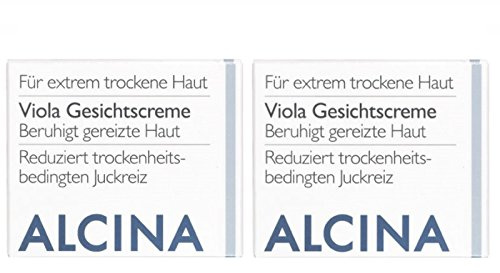 2er T Viola Gesichtscreme Pflegende Kosmetik Alcina Beruhigt gereizte Haut je 100 ml = 200 ml