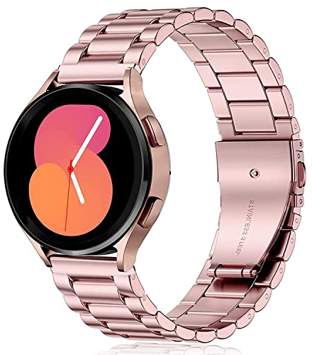 Issinlky ArmBand für Galaxy Watches - Stahl Metall Armband 20mm für Classic/Pro/Active 40/41/42/44mm