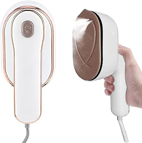 ZStarlite Ferro da stiro a vapore, Vapore, portatile da 1000 W a riscaldamento rapido 20 s, Vapore portatile per la casa, i viaggi, colore: bianco