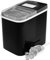 DMD® | IceWhiz Dual-Size Ice Maker Countertop - Portable Ice Machine, Large and Small with Self Cleaning, 9 Cubes in 7 Mins, 10kg/24hrs, for Home, Kitchen, Office, Party, Ice Scoop Included