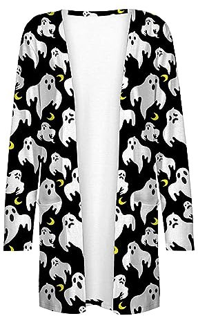 Generico 𝐁olero Coprispalle Cerimonia Cardigan a Maniche Lunghe da Donna Cardigan Aperto sul Davanti Aperto con Cardigan Leggero Spolverino Casual Esterno da Donna Scaldacuore Donna Elegante (B, XL)