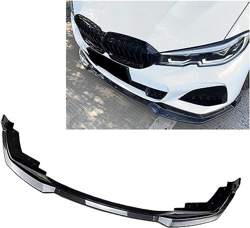 Ka6MDg Für BMW Série 3 G20 M-Pack 330d 318i 330e 330i 320i M340i XDrive 2019-2022 Frontspoiler Spoiler Auto Stoßstange Spoilerlippe,Frontschaufel Bodykit Spoiler,A-Carbon Fiber