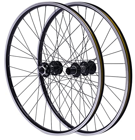 Ealtqund Laufradsatz (Vorderrad und Hinterrad) 29 Zoll Mountainbike Laufradsatz, Aluminiumfelge Scheibenbremse Schnellspanner Fahrrad Laufräder für MTB ATB Rennrad Felgen, 7-12-fach Kassetten