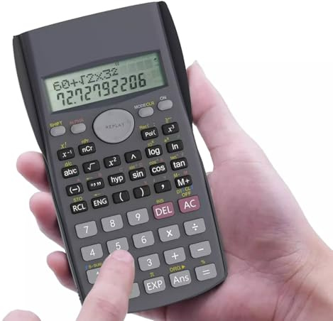Scientific Calculator 12 Digits, 240 Functions, School GCSE University, Electronic Engineering Calculator for Work, Teacher, Student