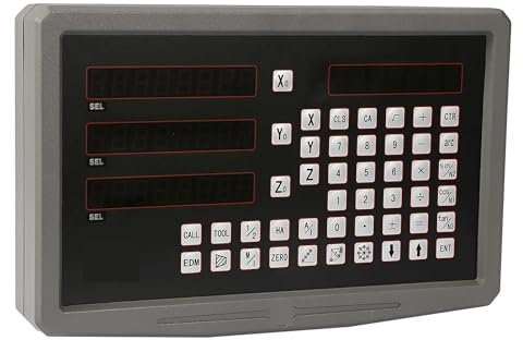Cubierta de Metal de alta precisión, pantalla de lectura Digital Dro de 3 ejes for torno, fresadora, amoladora, cortadora de alambre Precisión y multifunción