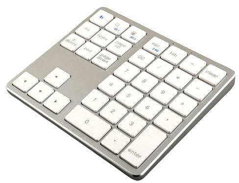 Generico Tastiera Numerica Wireless Compatta – Tastierino Meccanico A 35 Tasti, Portatile E Silenzioso | Ideale Per Digitazione Efficiente Su PC, Laptop, Ufficio E Uso Personale Ovunque