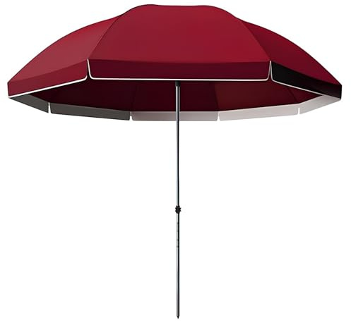 Sombrillas de jardín para Exteriores, protección UV50+, sombrilla de Playa Redonda Grande, Impermeable, portátil, para balcón, Banco y terraza.