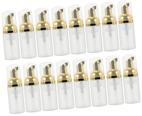 iplusmile Dispenser Pompa Schiumogeno 30 Ml in Pet, Bottiglie Riutilizzabili e Resistenti per Viaggi, Confezione da 16 Pezzi