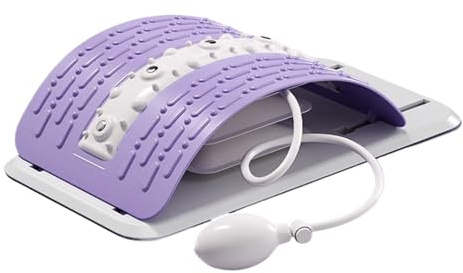 Back Arch Bår, Ergonomisk Lumbal Cracker, Uppblåsbar Bår Med Halkfri Yta, Ryggträningsutrustning Med 150 Kg Lastkapacitet, Träningsutrustning, Stretch För Muskelåterställning Trötthetsavlastning